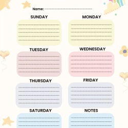 Kids Chore Chart For 5th Grade Worksheet