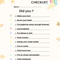Kids Chore Chart Free Download Worksheet