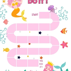 Mermaid Reward Chart For Free Worksheet