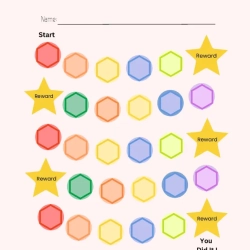 Toddler Reward Chart For Free Worksheet