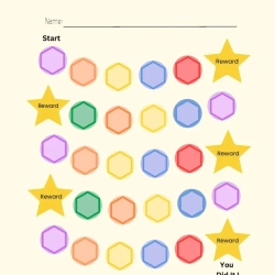 Toddler Reward Chart Printable Worksheet