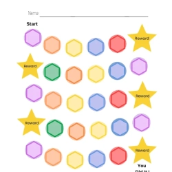 Toddler Reward Chart Worksheet