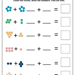 Addition Math Worksheet To Prints