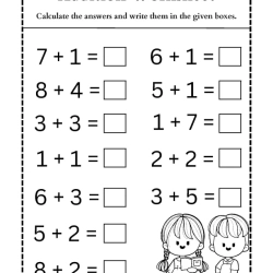 Addition Worksheet Downloads