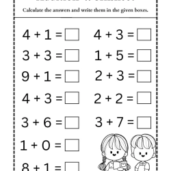 Addition Worksheet For 2nd Grade