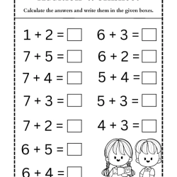Addition Worksheet For Grade 1