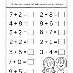 Addition Worksheet For Grade 2