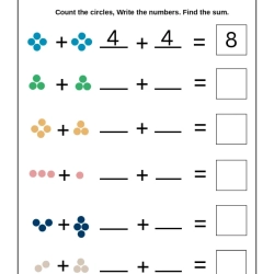 Count Math Worksheet Worksheets