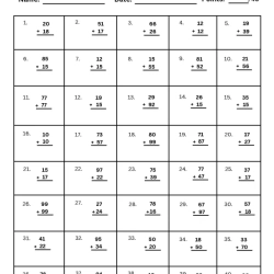 Find The Sum Worksheet For Free