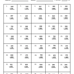 Find The Sum Worksheet Free Downloads
