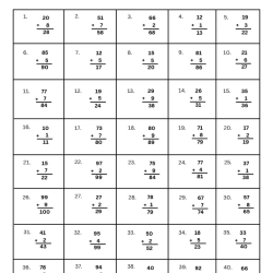 Find The Sum Worksheet To Prints