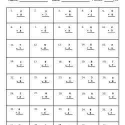 Find The Sum Worksheet Worksheets