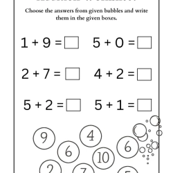 Free Addition Worksheet Downloads