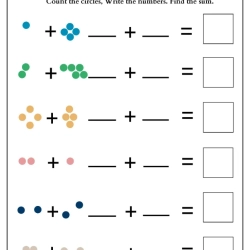Free Count Math Worksheet For Kindergarten