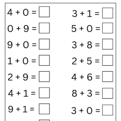 Free Count Math Worksheet Printables