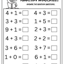 Free Math Worksheet For 2nd Grade
