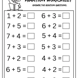 Free Math Worksheet For Grade 1