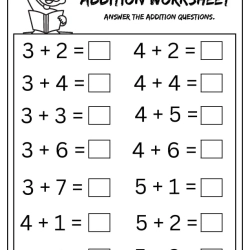 Free Math Worksheet For Kids