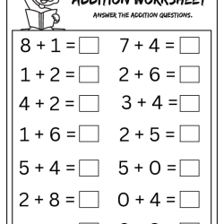 Free Math Worksheet For Toddlers