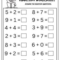 Free Math Worksheet Printables