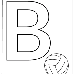 Color The Alphabet Letter For Free Worksheet