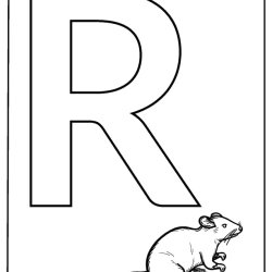 Color The Alphabet Letter For Grade 5 Worksheet