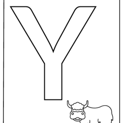 Color The Alphabet Letter Preschool Worksheet