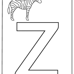 Color The Alphabet Letter Worksheet Free