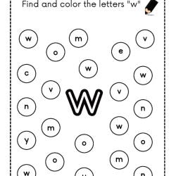Find And Color The Letter Fun Worksheet