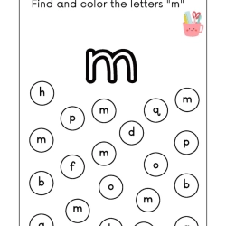 Find And Coloring The Letter Download Worksheet