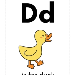 Alphabet Flash Card Download Worksheet