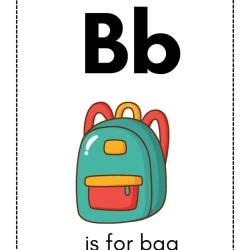 Alphabet Flash Card Printable Worksheet