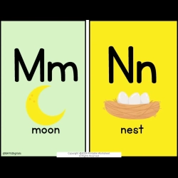 Alphabet Flash Card Worksheet To Prints