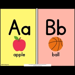 Alphabet Flash Card Worksheet Worksheets