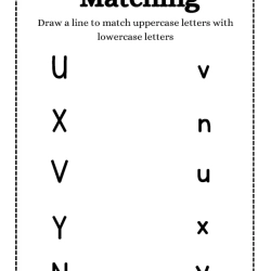 Alphabet Matching Free Download Worksheet