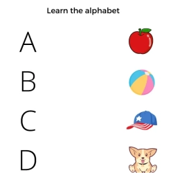 Draw Alphabet Matching Free Download Worksheet
