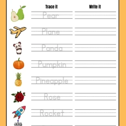 Alphabet Trace And Write For 1st Grade Worksheet