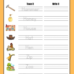 Alphabet Trace And Write For Grade 3 Worksheet