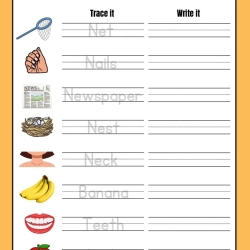 Alphabet Trace And Write Pdf Free Worksheet