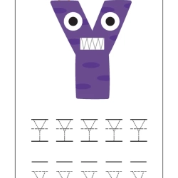 Alphabet Tracing Worksheet At Home