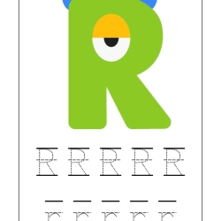 Alphabet Tracing Worksheet For 5th Grade