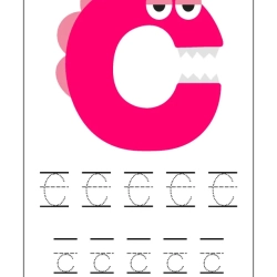 Alphabet Tracing Worksheet For Free