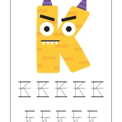 Alphabet Tracing Worksheet For Grade 1