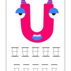 Alphabet Tracing Worksheet For Grade 6