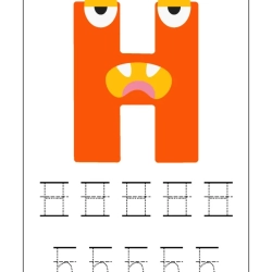 Alphabet Tracing Worksheet For Kids