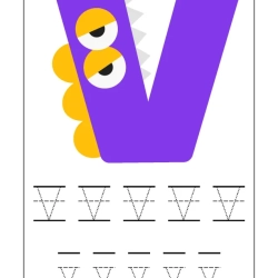 Alphabet Tracing Worksheet For Toddlers