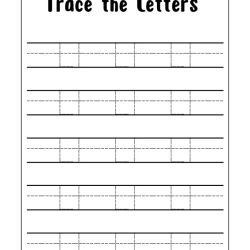 Alphabet Tracing Worksheet Grade 4 Worksheets