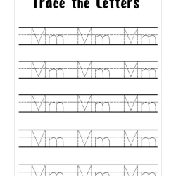 Alphabet Tracing Worksheet Grade 5 Worksheets