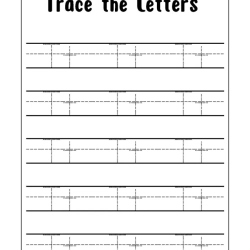 Alphabet Tracing Worksheet Grade 6 Printables