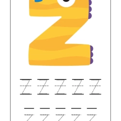 Alphabet Tracing Worksheet Preschool